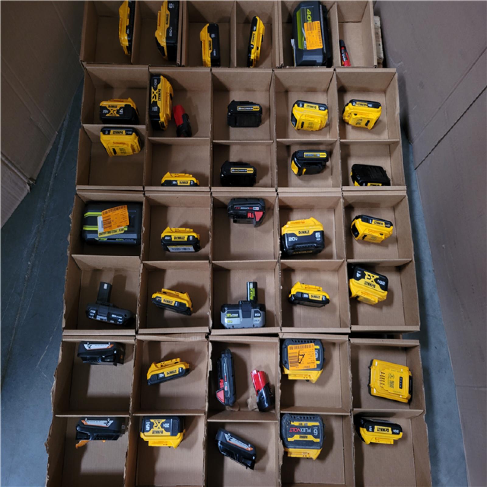 CALIFORNIA AS-IS BATTERY PALLET