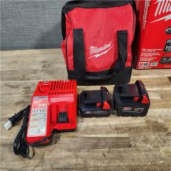 HOUSTON LOCATION - AS-IS M18 18-Volt Lithium-Ion Brushless Cordless Compact Hammer Drill/Impact Combo Kit (2-Tool) with (2) Batteries, Bag