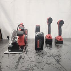 AS-IS- Milwaukee M18 Cordless Brushless 4 Tool Combo Kit