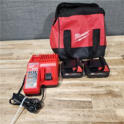 HOUSTON LOCATION - AS-IS Milwaukee 18V Lithium-Ion Cordless Drill Driver/Impact Driver Combo Kit