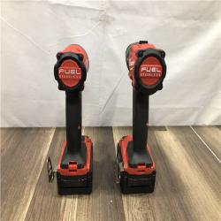 AS-IS Milwaukee  FUEL 18V Lithium-Ion Brushless Cordless Hammer Drill and Impact Driver Combo Kit