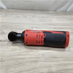 AS-IS Milwaukee M12 12V Lithium-Ion Cordless 1/4 in. Ratchet (Tool-Only)