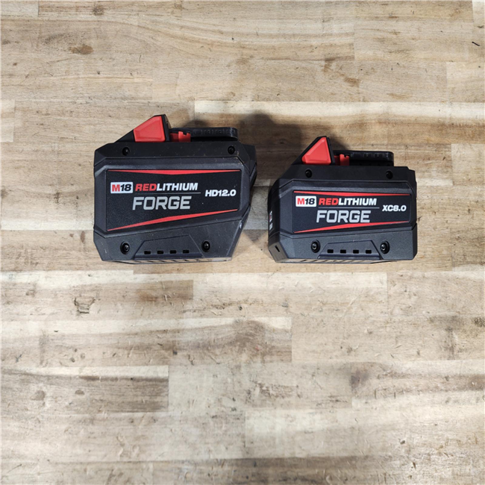 HOUSTON LOCATION - AS-IS MILWAUKEE FORGE BATTERY PACK QTY - 2
