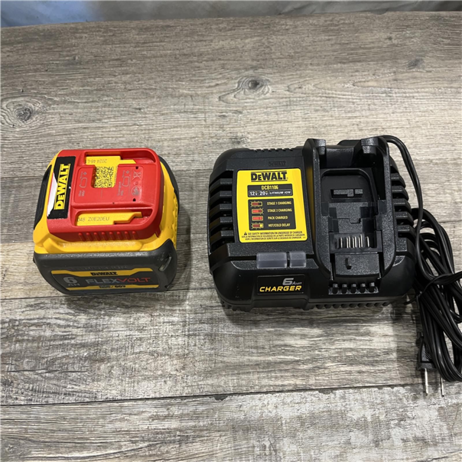 AS-IS DEWALT FLEXVOLT 20V/60V MAX Lithium-Ion 6.0Ah Battery Pack Kit