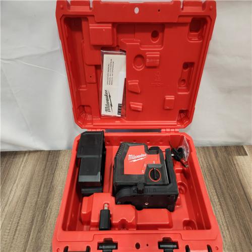 AS-IS- Milwaukee- Green Beam Laser Cross Line Plumb Point USB Rechargeable