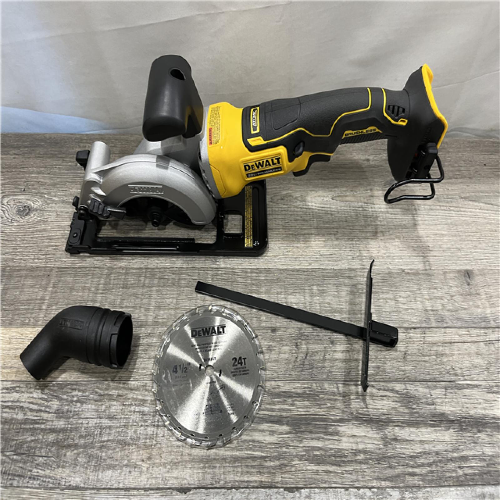 AS-IS DEWALT ATOMIC 20V MAX Cordless Brushless 4-1/2 in. Circular Saw (Tool Only)