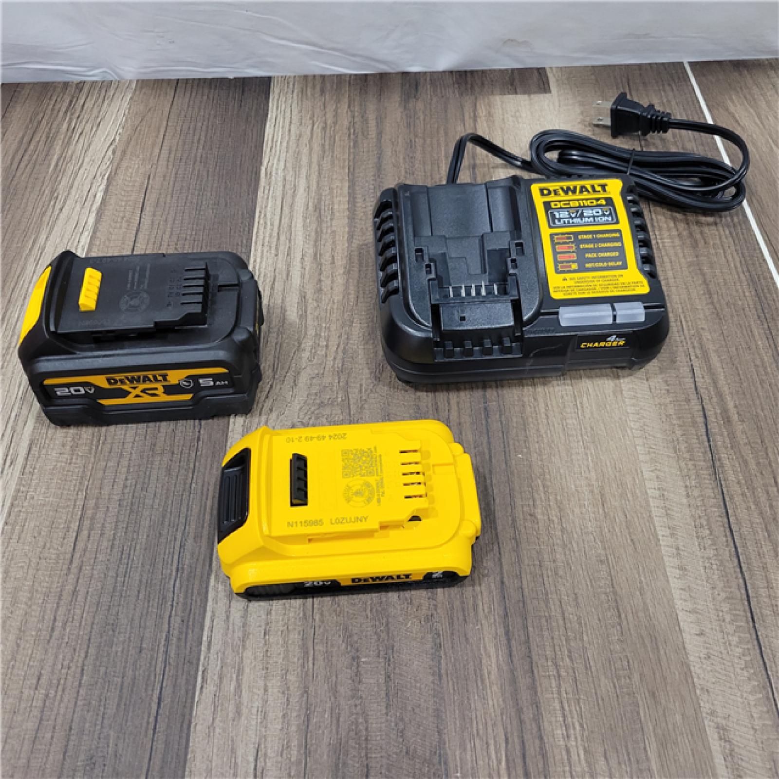 AS-IS DEWALT 20-Volt MAX Lithium-Ion Cordless 7-Tool Combo Kit with 2.0 Ah Battery, 5.0 Ah Battery and Charger