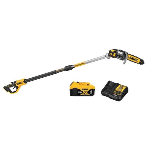 Phoenix Location NEW DEWALT 20V MAX 8in. Brushless Cordless Battery Powered Pole Saw Kit with (1) 4 Ah Battery & Charger