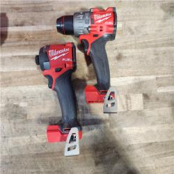 HOUSTON LOCATION - AS-IS MILWAUKEE FUEL 18V Lithium-Ion Brushless Cordless Hammer Drill and Impact Driver Combo Kit