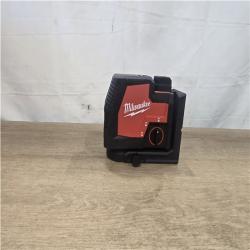 AS-IS Milwaukee 100 ft. REDLITHIUM Lithium-Ion USB Green Rechargeable Cross Line Laser Level with Charger
