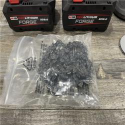 AS-IS Milwaukee FUEL 18V Brushless Cordless 20 in. Dual Battery Chainsaw Kit