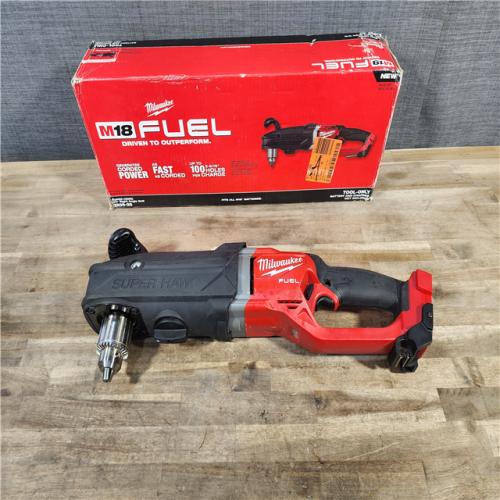 HOUSTON LOCATION - AS-IS (APPEARS LIKE NEW) Milwaukee M18 18V Fuel 1/2  Right Angle Drill Super Hawg Cordless Lithium-Ion 2809-20