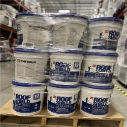 DALLAS LOCATION - GAF RoofShield Top Coat 5 Gal. White Acrylic Reflective Elastomeric Roof Coating PALLET-(36 UNITS)