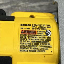 AS-IS DEWALT 20V XR Cordless 3 in. Cut-Off Tool (Tool Only)