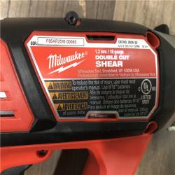 AS-IS Milwaukee 18-Volt Lithium-Ion Cordless 18-Gauge Double Cut Metal Shear (Tool-Only)