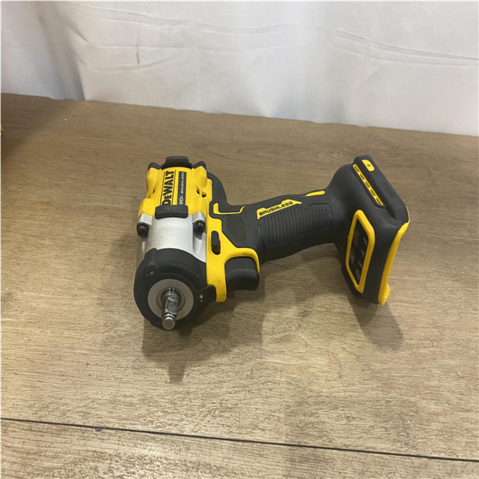 AS-IS DEWALT ATOMIC 20V MAX Cordless Brushless 3/8 in.Variable Speed Impact Wrench (Tool Only)
