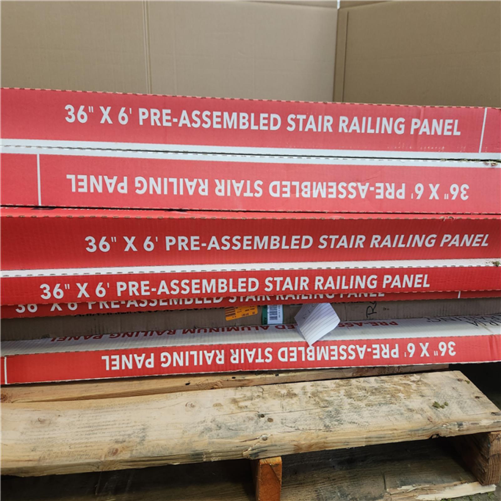 Phoenix Aria Railing Panel (36x6') Pallet 7 Boxes