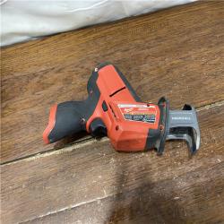 AS-IS Milwaukee M12 FUEL 12-Volt Lithium-Ion Brushless Cordless HACKZALL Reciprocating Saw Kit W/ Free M12 2.0Ah Compact Battery