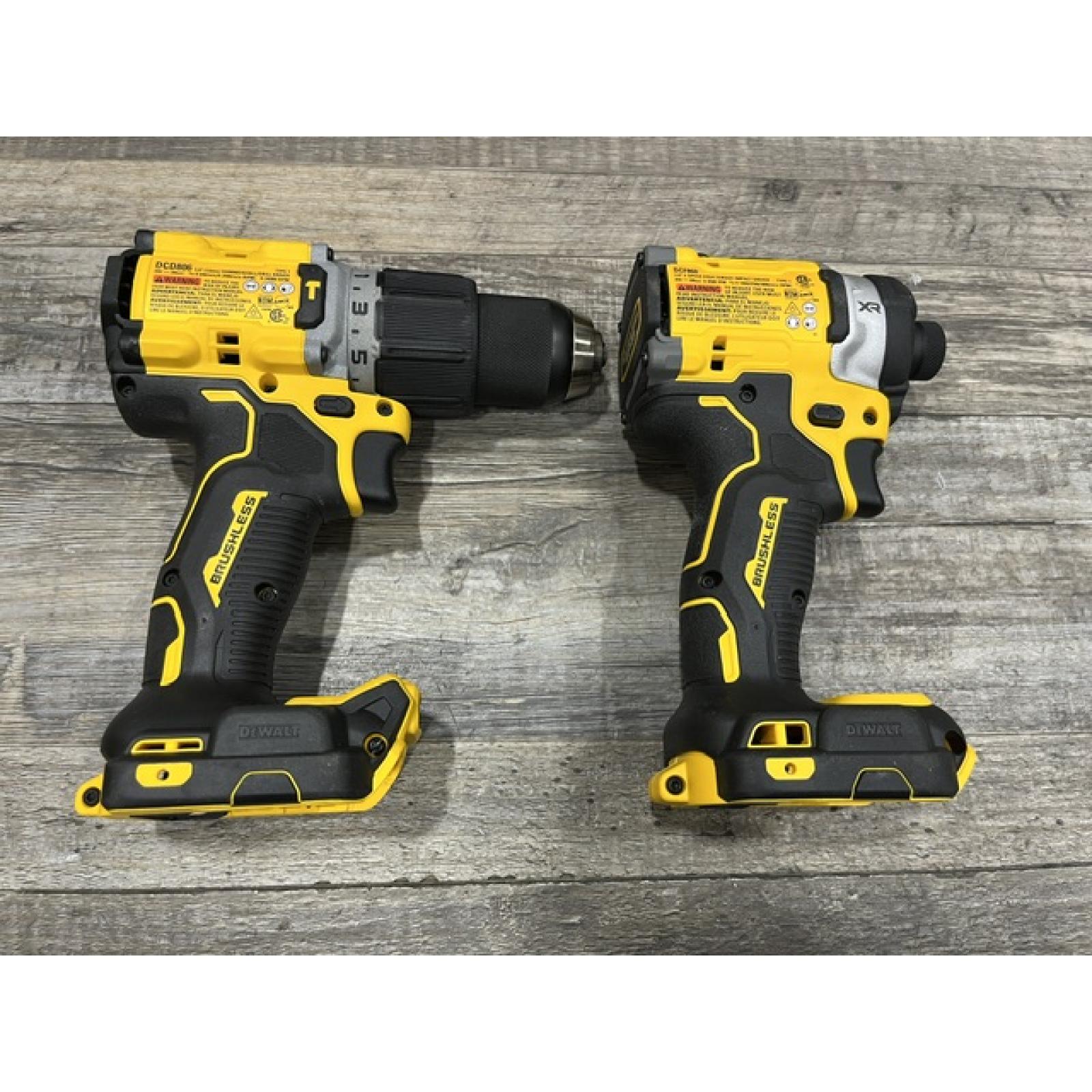AS-IS DEWALT 20V XR Lithium-Ion Cordless 2-Tool Combo Kit