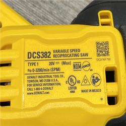 AS-IS DEWALT 20V MAX Cordless Brushless Reciprocating Saw (Tool Only)