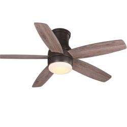 DALLAS LOCATION - Home Decorators Collection Ashby Park 52 in. Integrated Color Changing LED Bronze Ceiling Fan with Light Kit and Remote Control PALLET-(25 UNITS)