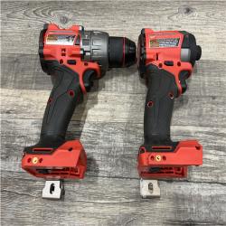 AS-IS Milwaukee FUEL 18V Lithium-Ion Brushless Cordless Hammer Drill and Impact Driver Combo Kit