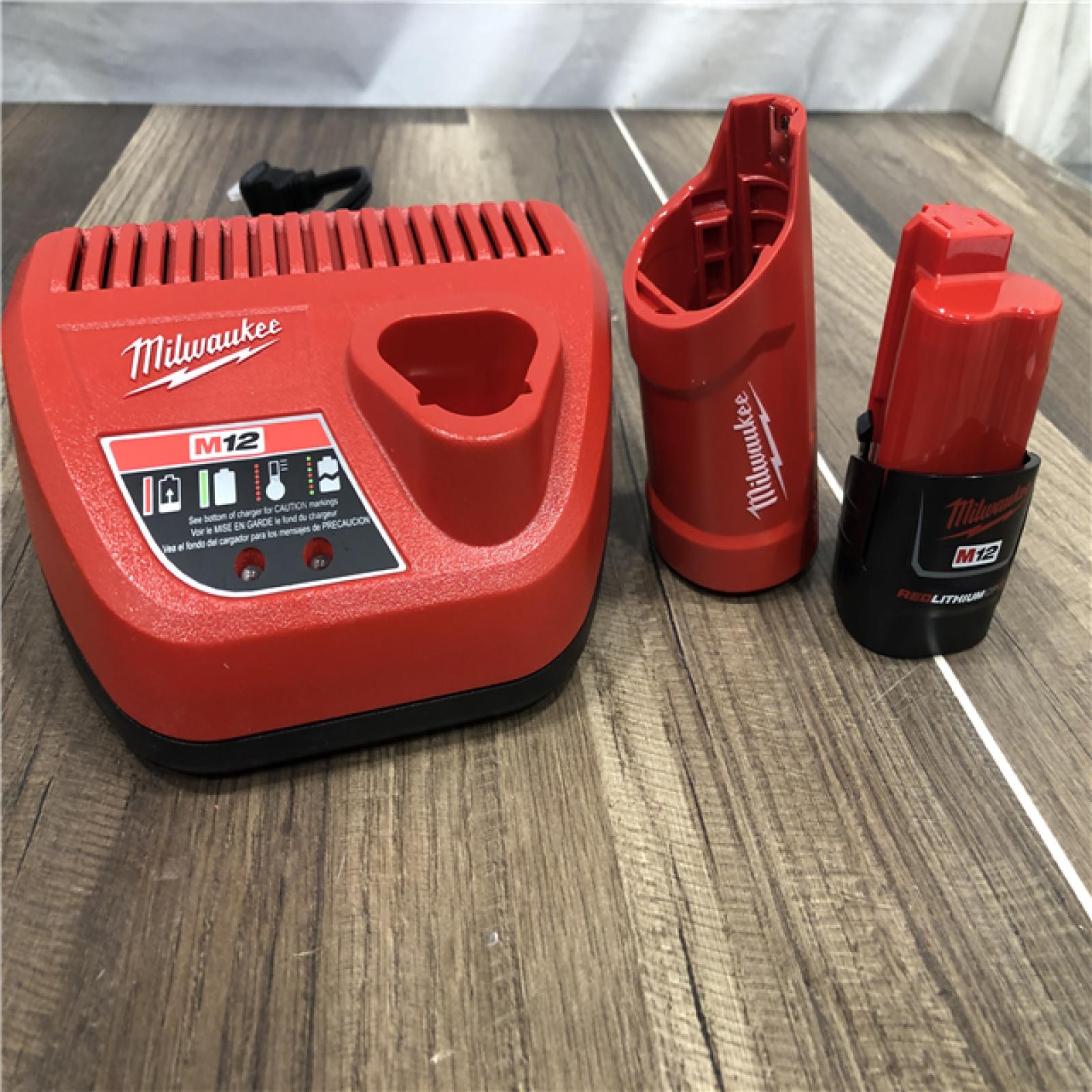 AS-IS  Milwaukee Men's Medium 12-Volt Lithium-Ion Cordless Black Heated Jacket Hoodie Kit