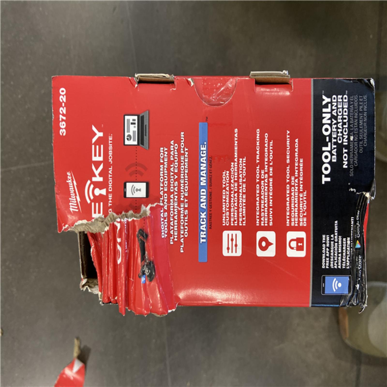 AS-IS - Milwaukee M18 FUEL ONE-KEY 18V Lithium-Ion Brushless Cordless 4-1/2 in./6 in.