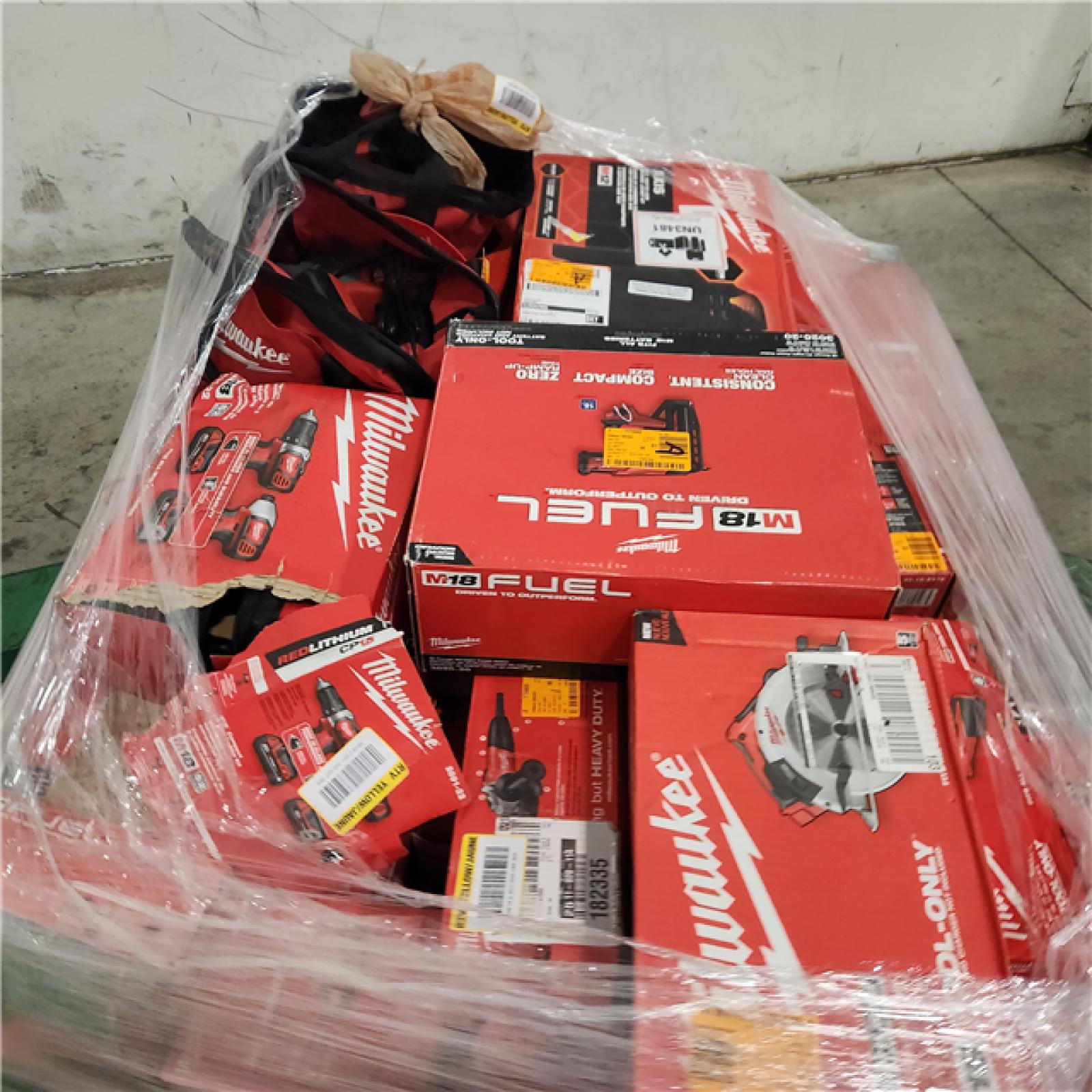 Dallas Location - As-Is MILWAUKEE Tool Pallet