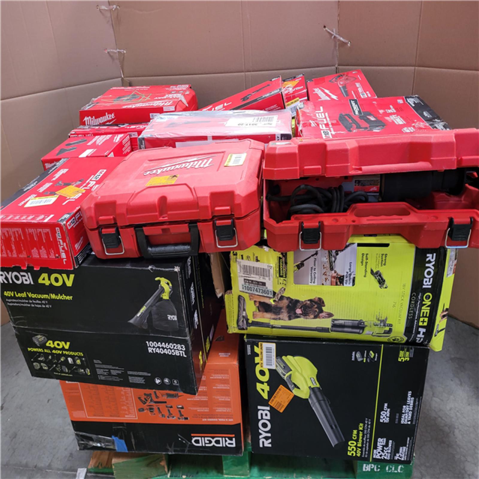 CALIFORNIA AS-IS TOOL PALLET