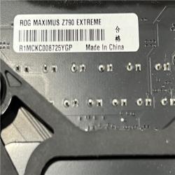 AS-IS ASUS ROG Maximus Z790 Extreme WiFi 6E LGA 1700 EATX Gaming Motherboard
