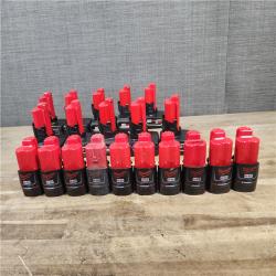 HOUSTON LOCATION - AS-IS MILWAUKEE BATTERY PACK QTY - 20