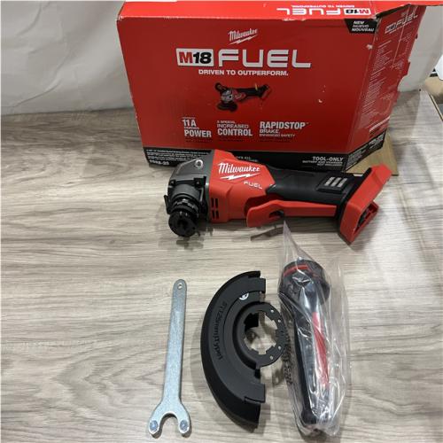 AS-IS Milwaukee FUEL 18V Lithium-Ion Brushless Cordless 4-1/2 in./5 in. Grinder with Variable Speed & Paddle Switch (Tool-Only)