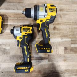HOUSTON LOCATION - AS-IS (APPEARS LIKE NEW) DEWALT 20V MAX Lithium-Ion Cordless 2-Tool Combo Kit with (2) 4.0 Ah Batteries  Charger and Kit Bag