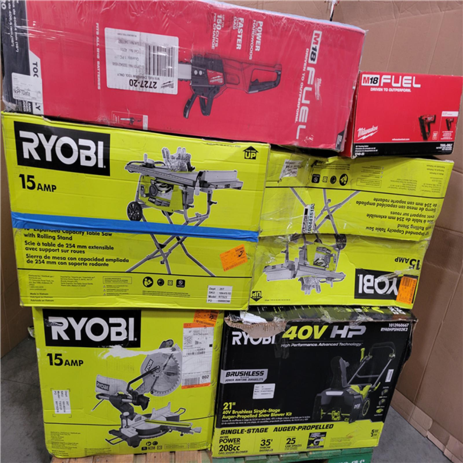 CALIFORNIA AS-IS TOOL PALLET