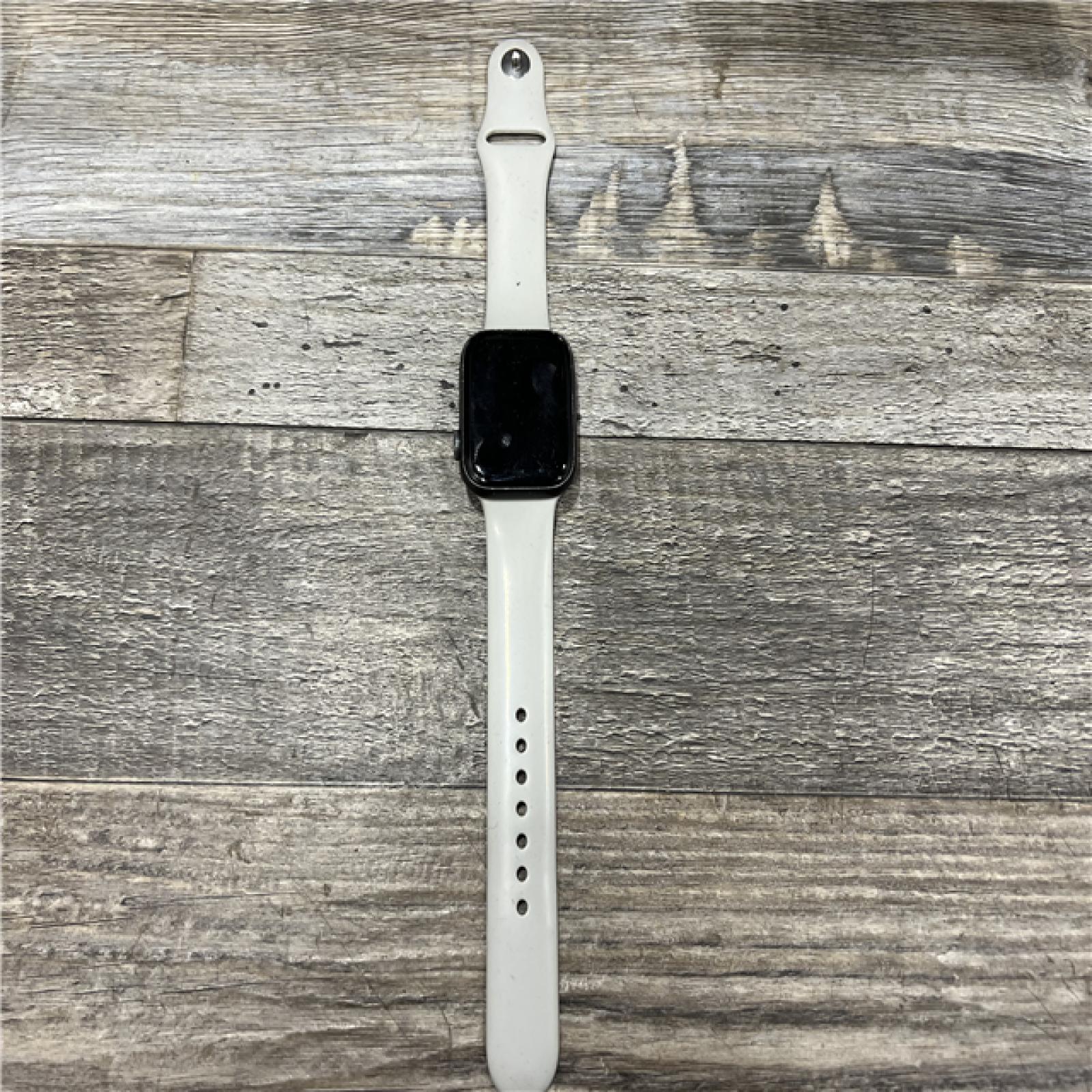 AS-IS  Apple Watch Series 5 GPS, 44mm Space Gray Aluminum Case with Gray Sport Band