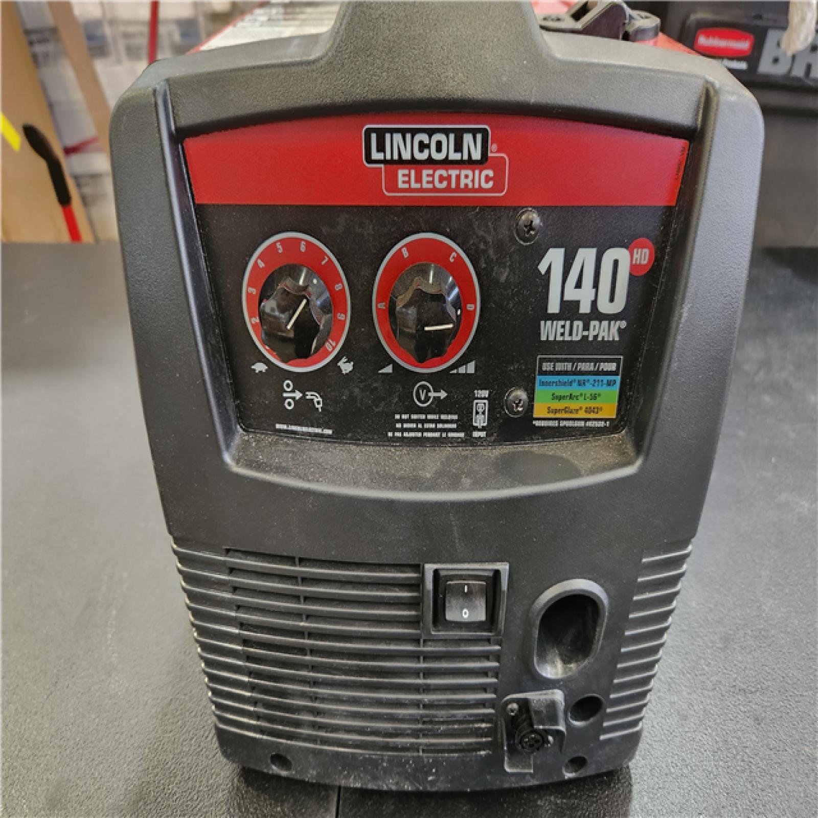 Phoenix Lincoln Electric Weld-Pak 140 Amp MIG and Flux-Core Wire Feed Welder  115V  Aluminum Welder with Spool Gun sold separately