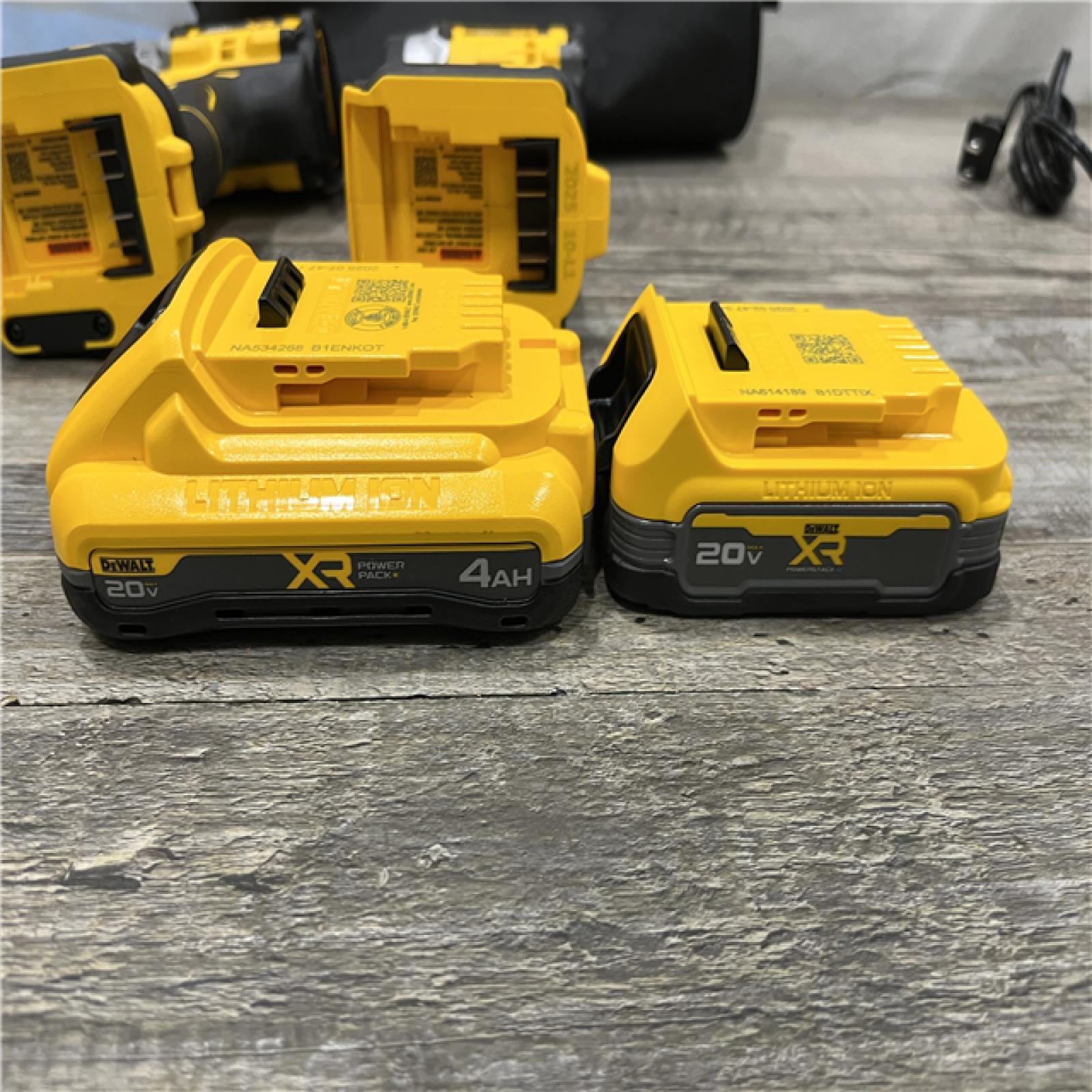 AS-IS DEWALT 20V XR Lithium-Ion Cordless 2-Tool Combo Kit