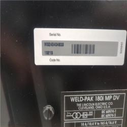 CALIFORNIA AS-IS lINCOLN ELECTRIC WELD-PAK