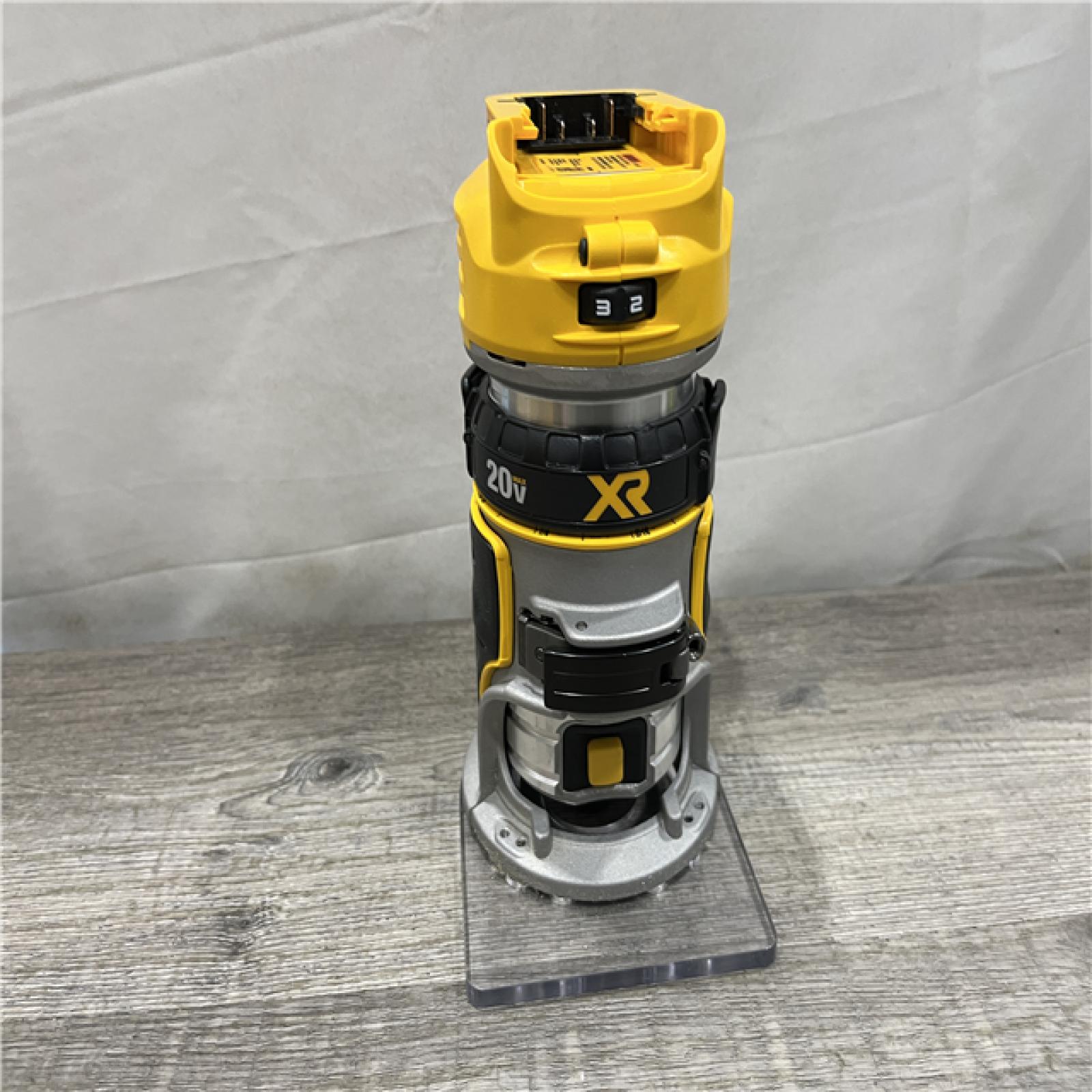 AS-IS DEWALT 20V MAX XR Cordless Brushless Fixed Base Compact Router (Tool Only)