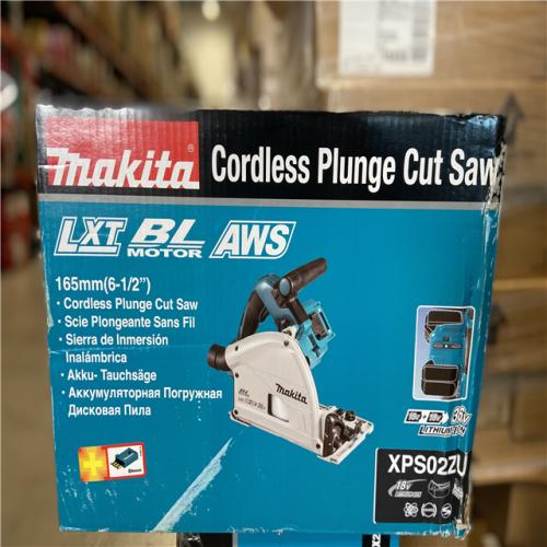 NEW! -  Makita 18V X2 LXT Lithium-Ion (36V) Brushless Cordless 6-1/2 in. Plunge Circular Saw, with AWS (Tool Only)