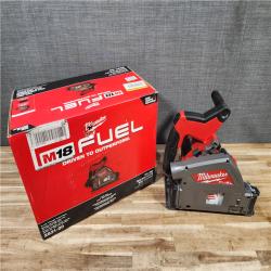 HOUSTON LOCATION - AS-IS Milwaukee FUEL 18V Lithium-Ion Cordless Brushless 6-1/2 in. Plunge Cut Track Saw (Tool-Only)