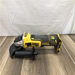 AS-IS DEWALT 20V MAX XR Cordless Brushless 4.5 in. Slide Switch Small Angle Grinder with Kickback Brake (Tool Only)