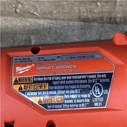 Houston Location AS-IS Milwaukee  FUEL 12V Lithium-Ion Brushless Cordless 3/8 in. Right Angle Impact Wrench (Tool-Only)