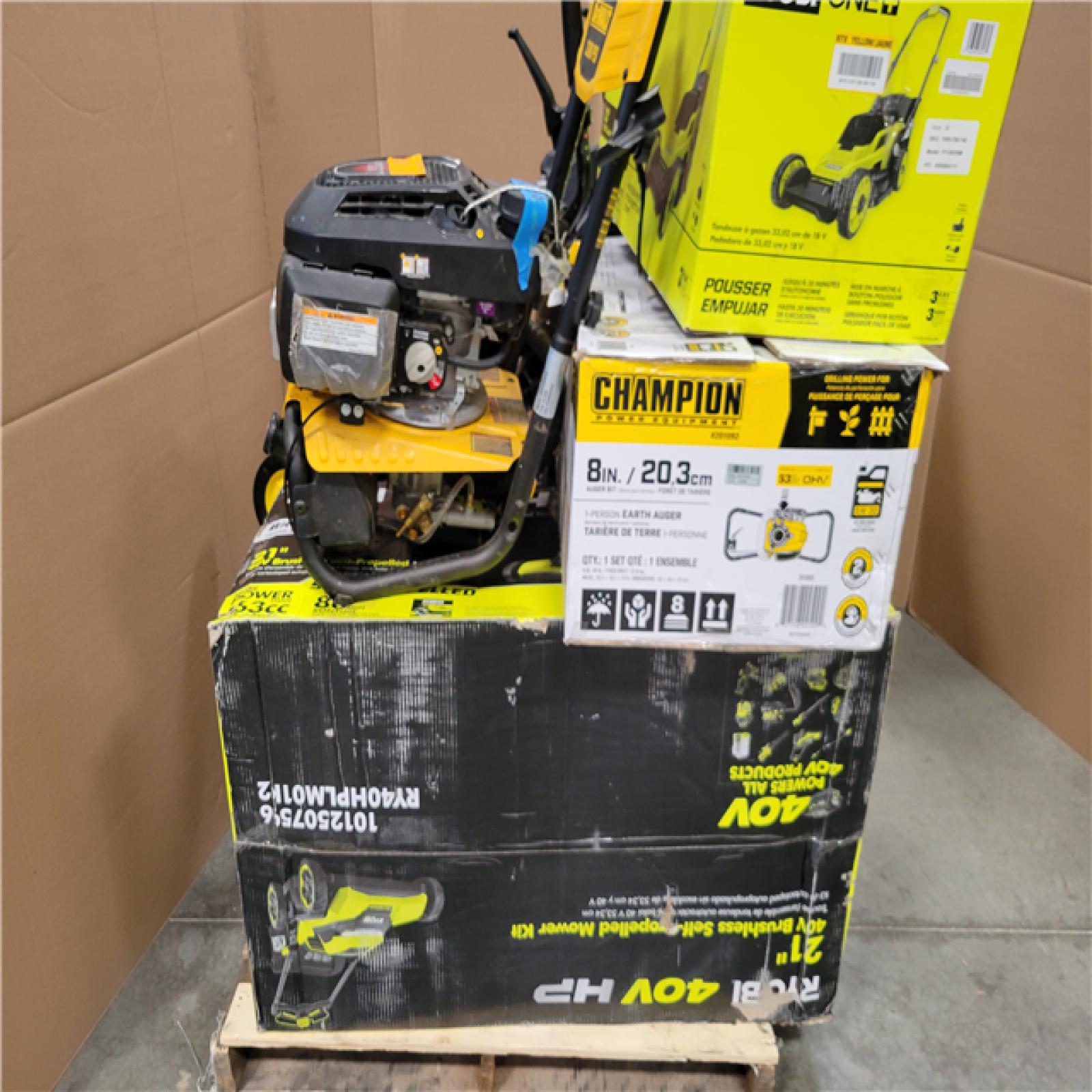 CALIFORNIA AS-IS OUTDOOR POWER EQUIPMENT