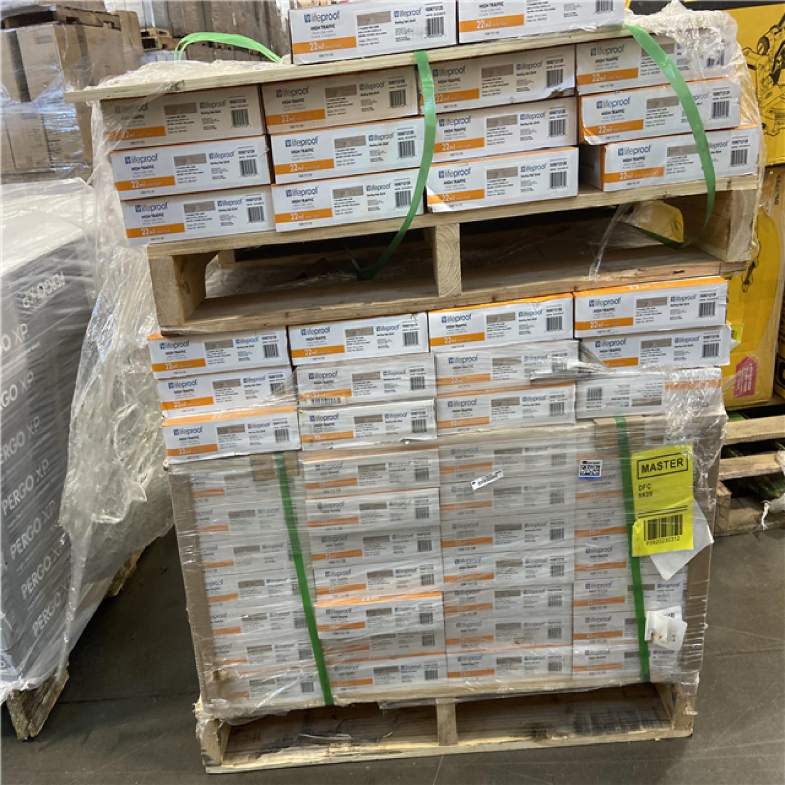 DALLAS LOCATION - Lifeproof Sterling Oak 22 MIL x 8.7 in. W x 48 in. L Click Lock Waterproof Luxury Vinyl Plank Flooring (20.1 sqft/case) 54 CASES