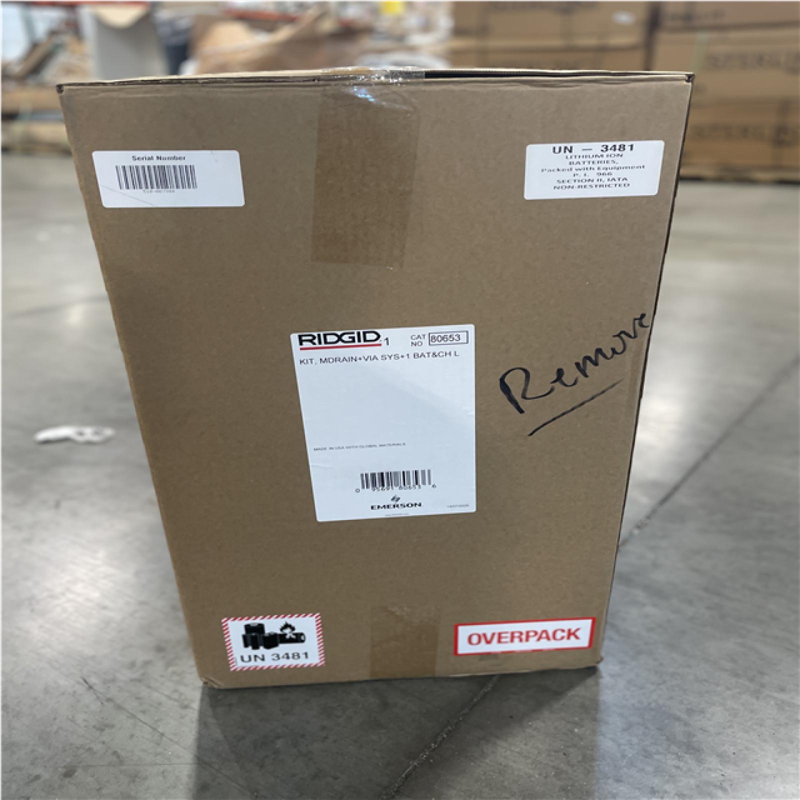 DALLAS LOCATION - Ridgid MICRODRAIN APX + VIA KIT SeeSnake microDrain APX and CSx Via System with TruSense Technology  Charger and Battery
