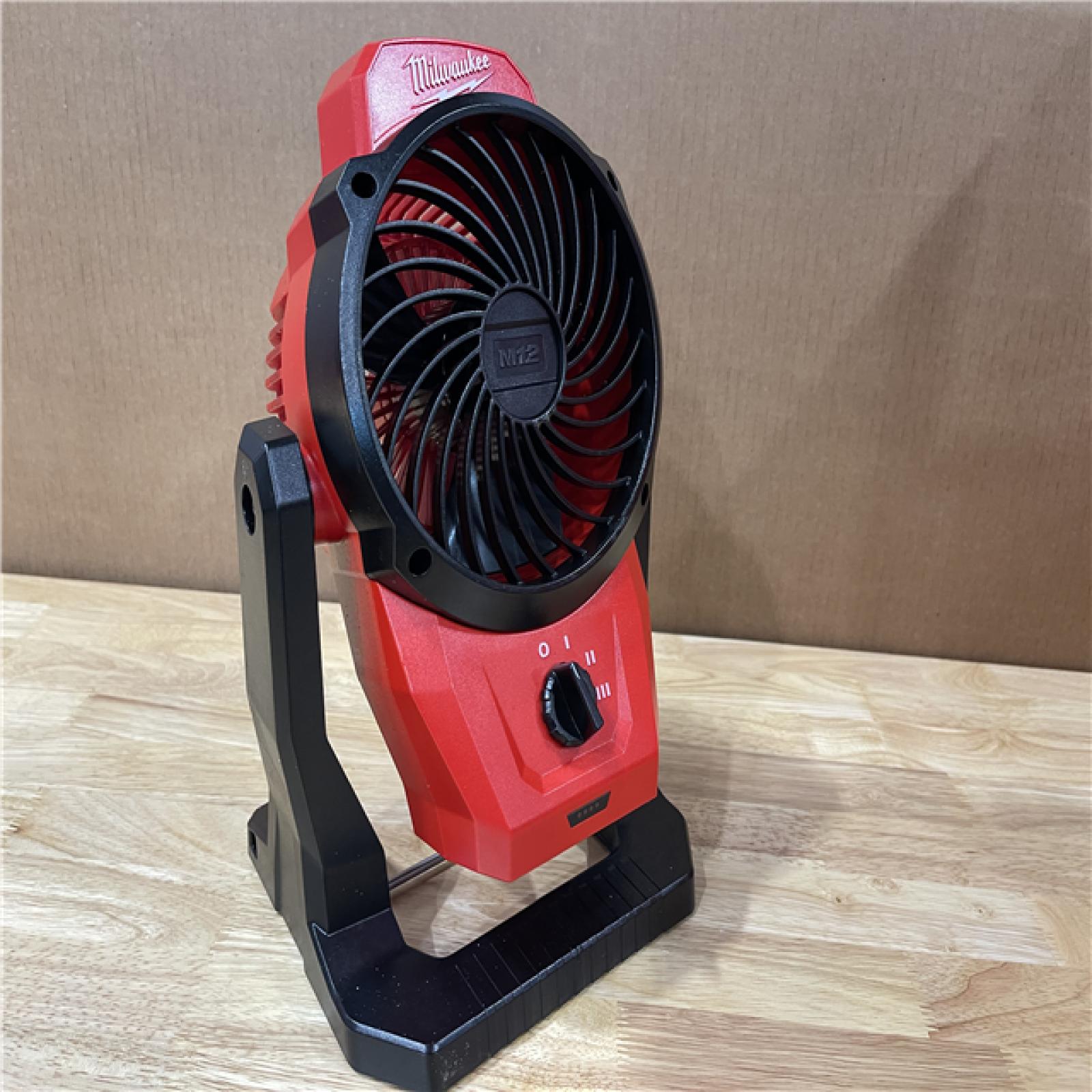 AS-IS - Milwaukee 12V Cordless Jobsite Fan (Tool Only)