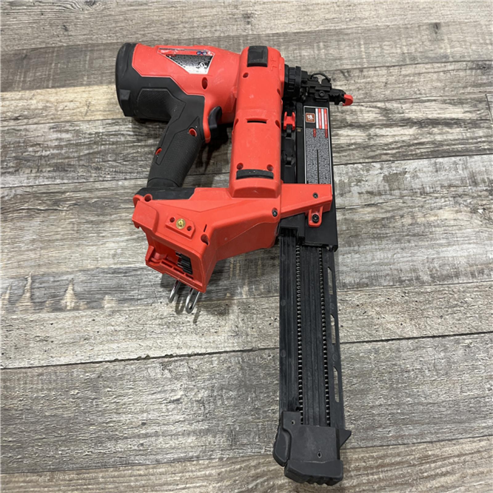 AS-IS Milwaukee FUEL 18-Volt Lithium-Ion Brushless Cordless Gen II 18-Gauge Brad Nailer (Tool-Only)