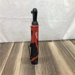 AS-IS Milwaukee M12 12V Lithium-Ion Cordless 3/8 in. Ratchet Kit